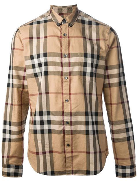 burberry silk shirt men's|Burberry long sleeve for sale.